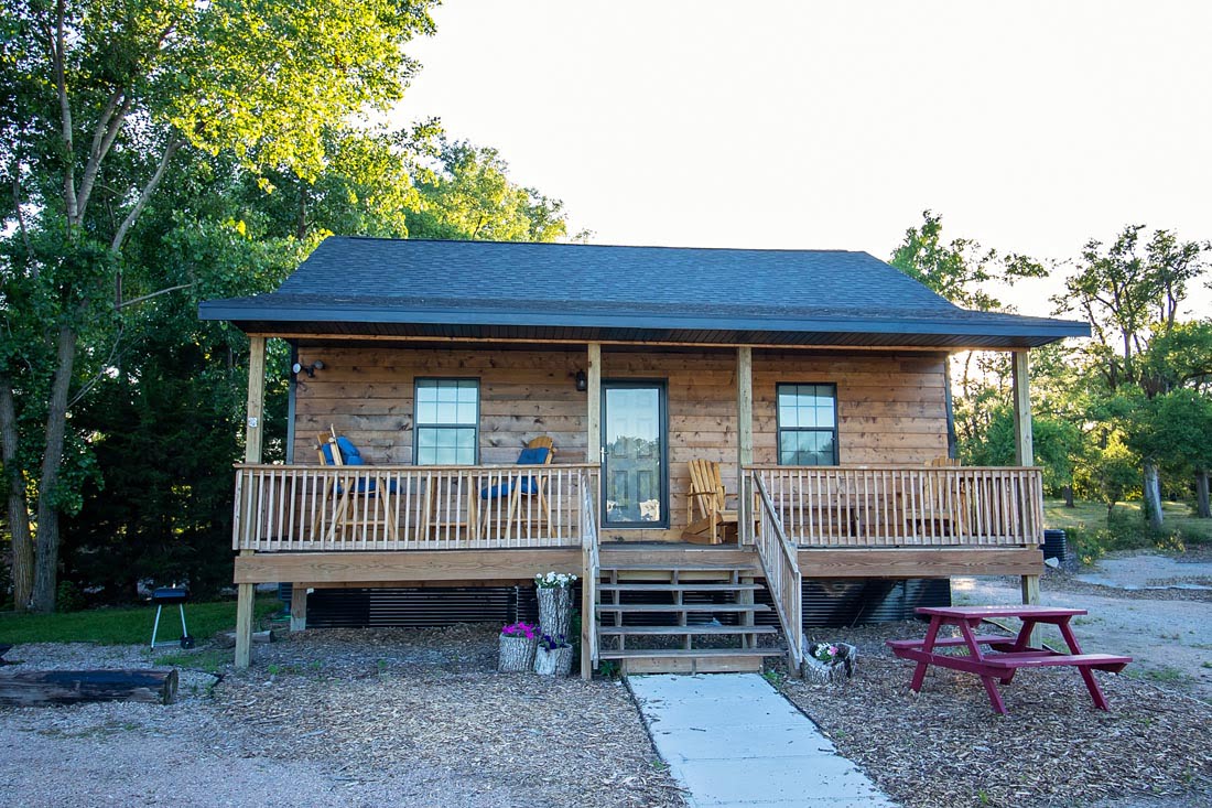 Cabin Rental Riverland Cabin Rental And RV Park Columbus Nebraska